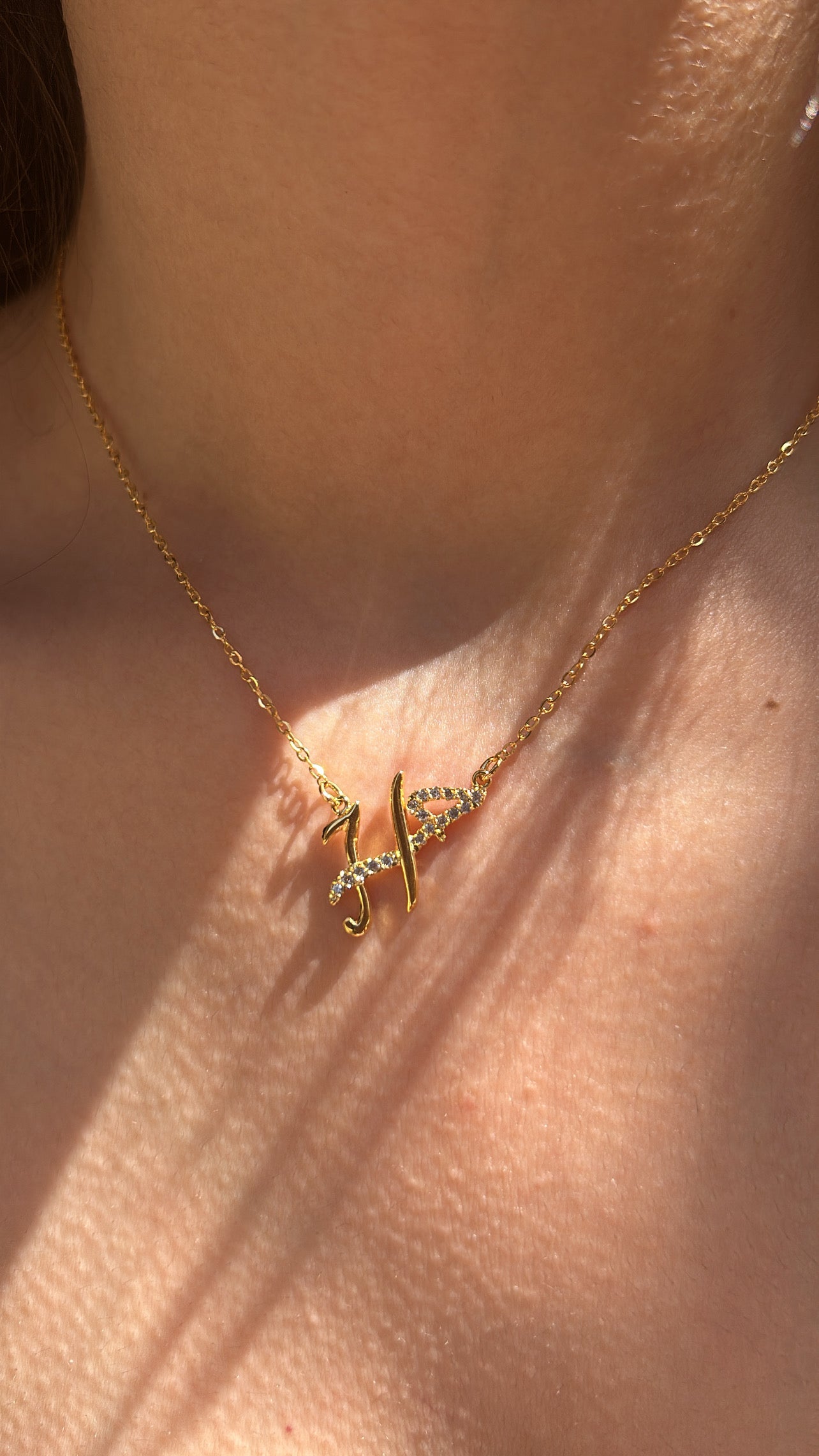 Mix 2 languages necklace