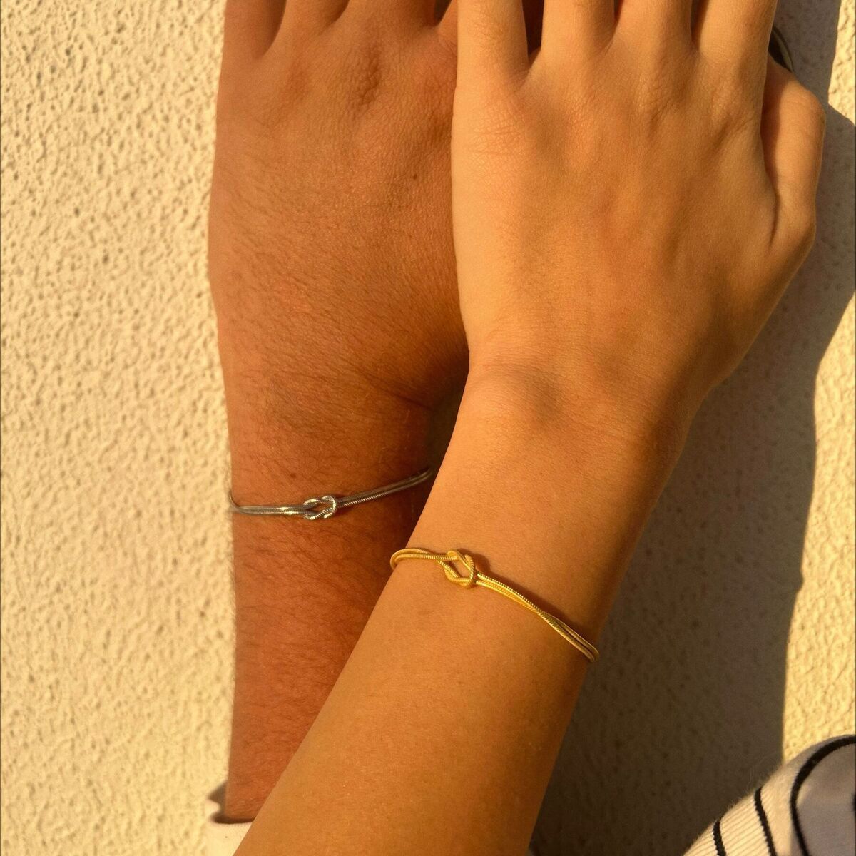 Knot Figured couple bracelet