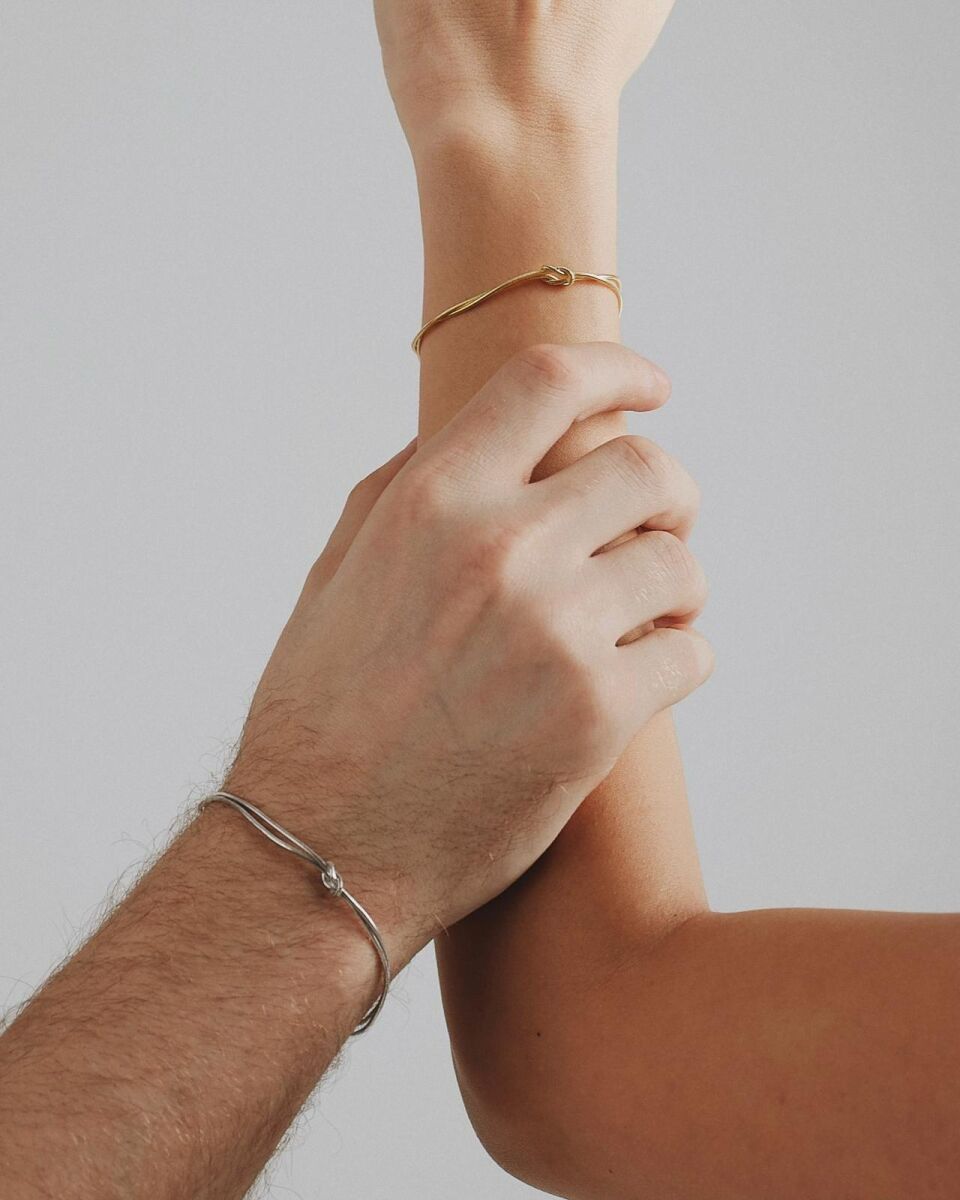 Knot Figured couple bracelet