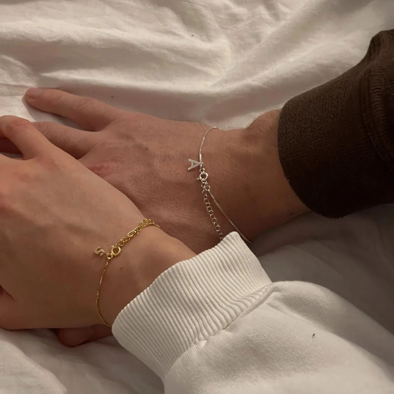 letter couple bracelet
